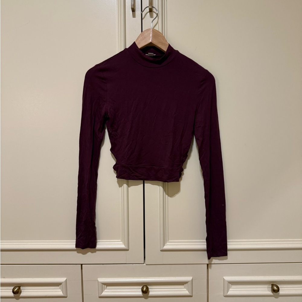 Garage Violet Long-Sleeve with Side Cutouts